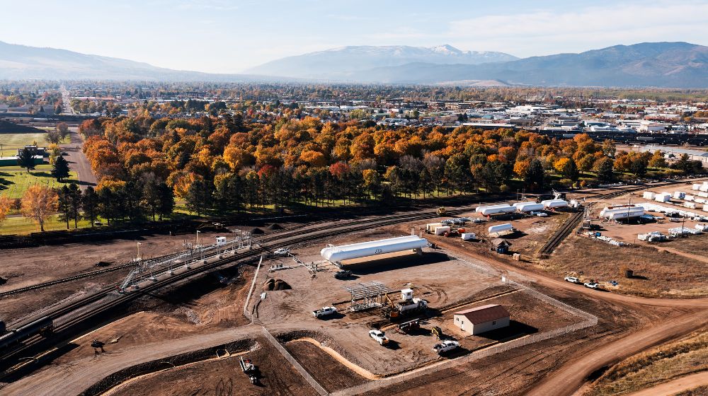 alt="Aerial image of the Missoula propane terminal."