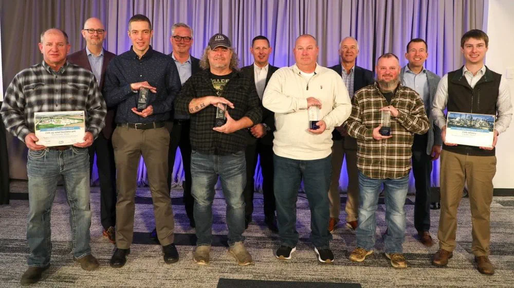 Group portrait of Safety Excellence Awards recipients standing together