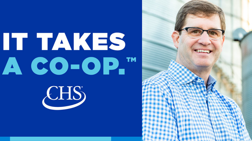It Takes a Co-Op logo with Nelson Neale
