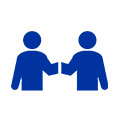 Two people icon