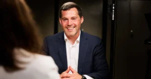 Tyler Kelly smiling