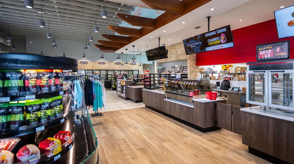 Inside of Cenex Zip Trip store