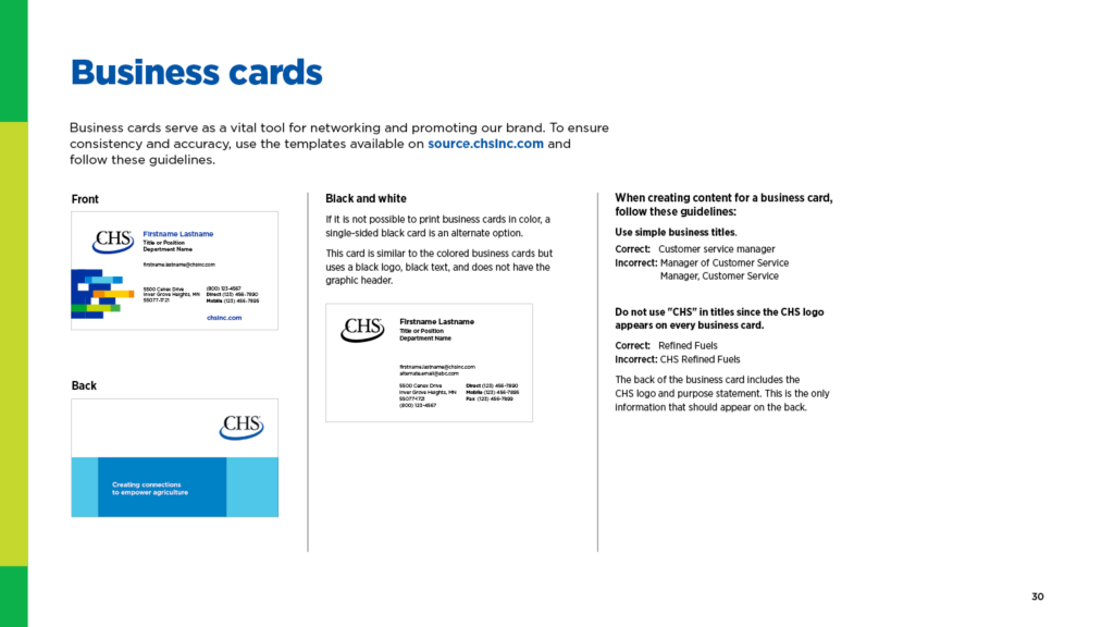 Business cards