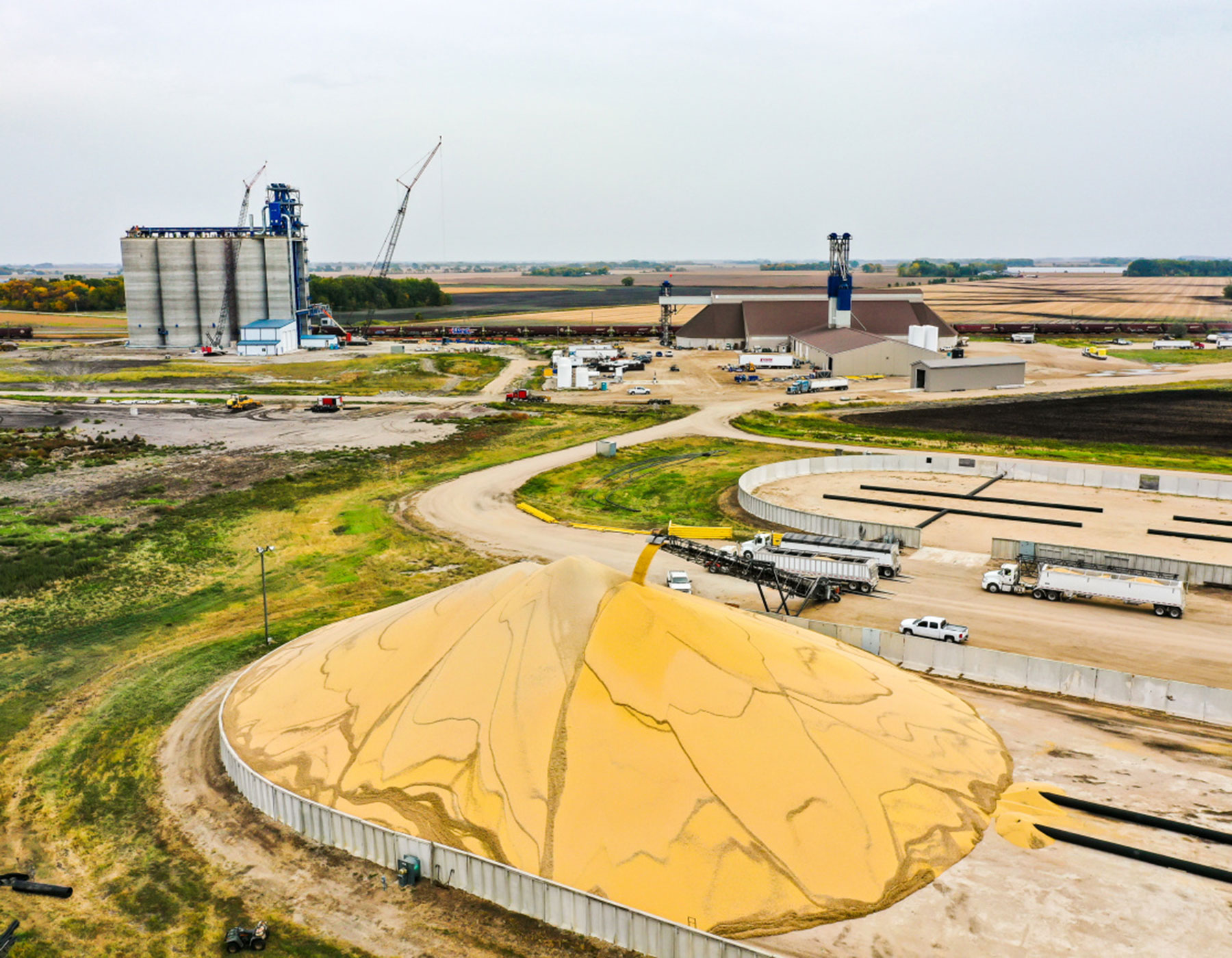 Aerial view of CHS Herman facility